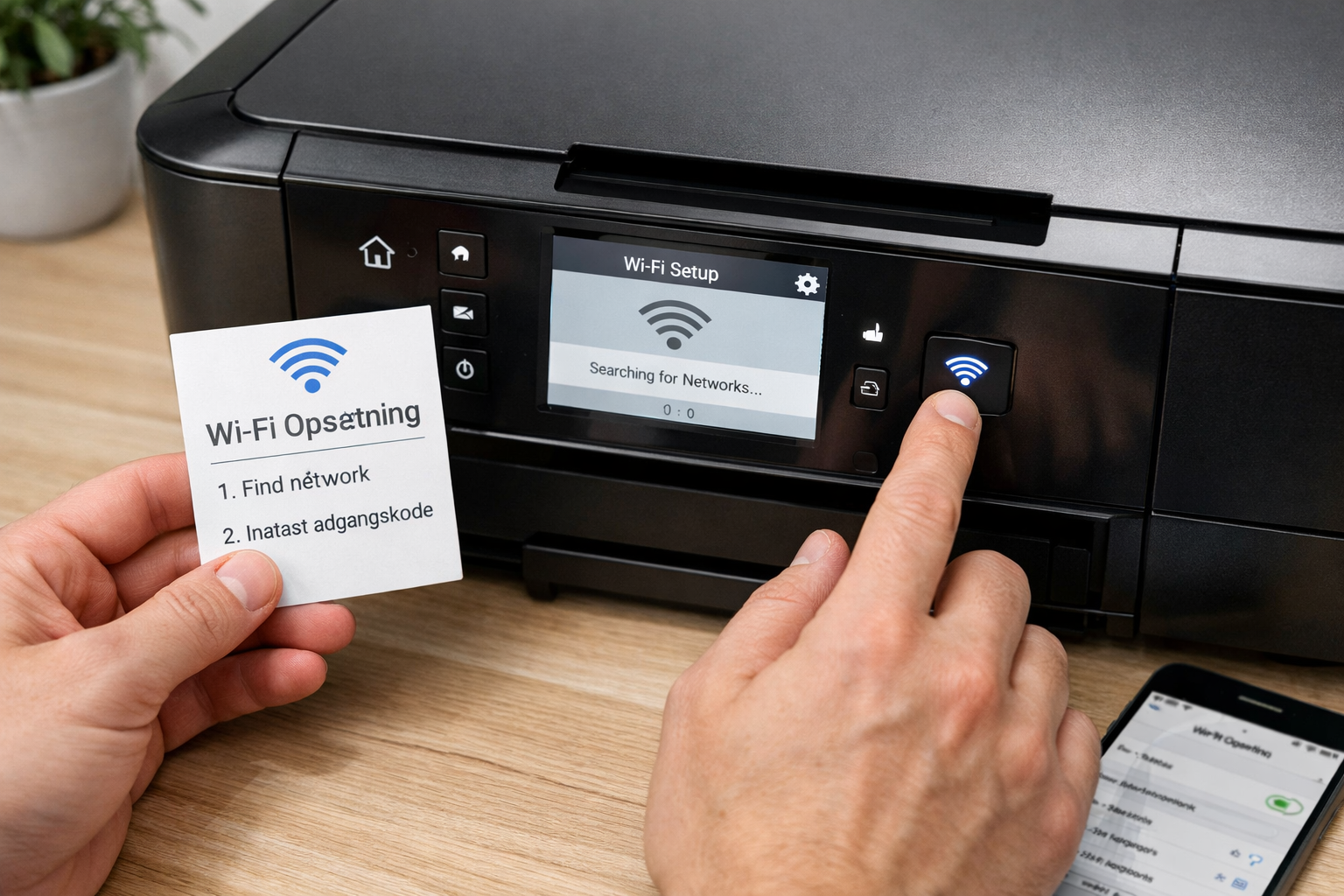 Printer opsætning.